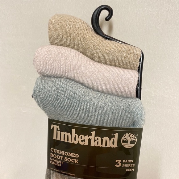 Timberland Cushioned Boot Socks 3 Pairs - Picture 5 of 8